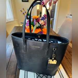 Marc Jacobs Bags Marc Jacobs Black Saffiano Tote With Floral